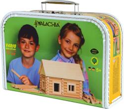 Walachia Set de constructie arhitectura, Walachia, Vario Suitcase, 72 piese din lemn