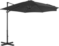 vidaXL Konzolos Napernyő - Antracit Szürke - 300 cm (44622)