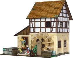 Walachia Set de constructie arhitectura, Walachia, Moara de apa cu grinzi, 172 piese din lemn