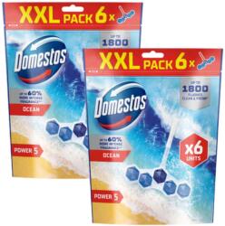 Domestos Power5 WC frissítő blokk Ocean (12x50g)