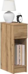 vidaXL éjjeliszekrények fiókkal 2 db artisan tölgy 20 x 36 x 60 cm (858712)