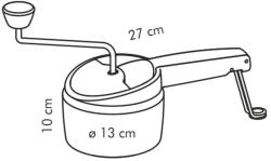 Handy Tescoma HANDY Forgófejes reszelő, 3 lemez (643876.00)