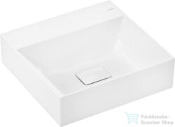 Hansgrohe XEVOLOS E Smartclean 50x48 cm-es csiszolt aljú mosdó csaplyuk nélkül, nem zárható leeresztővel, fehér 61091450 (61091450)