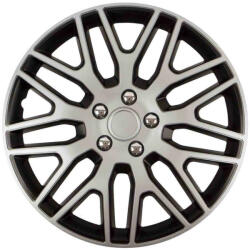 Versaco Hubcap Dakar NC 15" dísztárcsa ezüst és fekete króm csavarokkal 1db