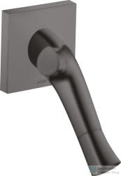 Hansgrohe AXOR Starck Organic falsík alatti kétkaros mosdó csaptelep 18, 7 cm-es kifolyóval, szálcsiszolt fekete króm 12015340 (12015340)