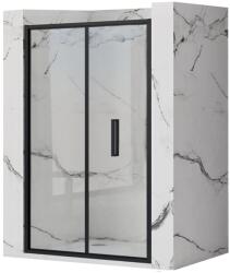 Rea - RAPID FOLD összecsukható zuhanyajtó - fekete matt, 100 x 195 cm, REA-K6420 (REA-K6420)