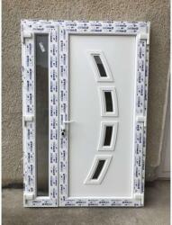  Kétszárnyas Luna Műanyag Bejárati Ajtó 138x208