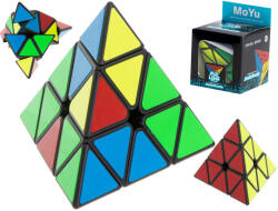 Kik PYRAMINX puzzle kocka játék Black MoYu (KX5682)