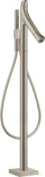 Hansgrohe AXOR Starck Organic termosztátos szabadon álló kádtöltő csaptelep, szálcsiszolt nikkel 12016820 (12016820)