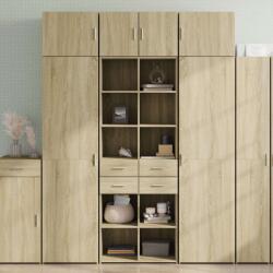 vidaXL sonoma tölgy színű szerelt fa magasszekrény 70 x 42, 5 x 185 cm (3281464) - pepita