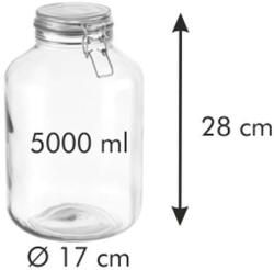 Tescoma DELLA CASA csatos befőttes üveg, 5000 ml, (895148.00)