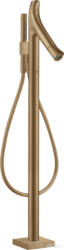 Hansgrohe AXOR Starck Organic termosztátos szabadon álló kádtöltő csaptelep, szálcsiszolt bronz 12016140 (12016140)
