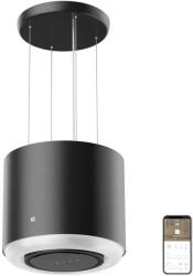 Ciarra Sziget típusú páraelszívó, Ciarra, Smart Island, 550 m³/h, 41 cm, fekete