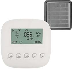 Automatikus csepegtető öntözőkészlet, Zadabso®, Tuya Smart, programozható 5+1, 2 szivattyú, 8 öntözőfej, napelemes töltés, 2600mAh akkumulátor, fehér színben (dab1027kia)