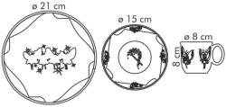 Tescoma BAMBINI Gyermek étkészlet, tündérek, 3 db (667950.00)