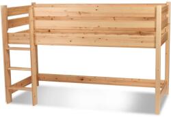 Etsberger Leo Fenyő Emelt Ágy - Egyenes Létra - Ágyráccsal