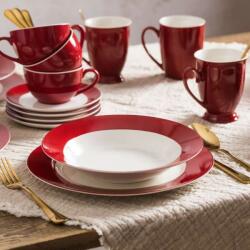 Ambition Aura Red 18 részes Étkészlet (45604)