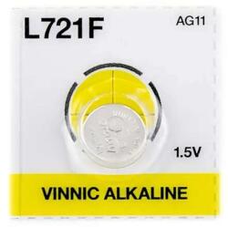 Vinnic LR721/AG11 1, 5 V lúgos gombelem, 7, 9×2, 1 mm (963729)