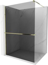 Mexen Kioto+ Walk-In Zuhanyfal - 80x200 cm - Grafit - Arany (5907709169722)