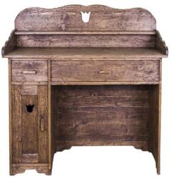  Lucfenyő Antik Tulipános Íróasztal - 100x50x75cm