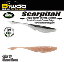 Biwaa SCORPITAIL 4" 10cm 07 Biwaa Blaast (B000683) - koi-farm