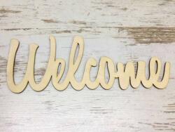  Natúr fa - " Welcome" felirat 24, 5cm (5329)