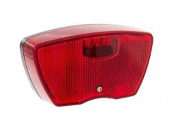 Lámpa hátsó elemes 3 led csomagtartóra - rms piros