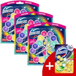 Domestos Power5 WC frissítő blokk Magic Unicorn (9x50g) + Ajándék Domestos Duo WC blokk