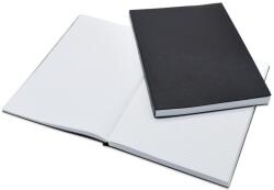 Bluering Beírókönyv A4, 200lap fekete PVC borító Bluering® vonalas (MBER200VON) - tonerpiac