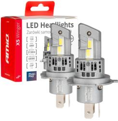 AMiO -03945 X5 Winger H4 Canbus 6000K sorozatú Led izzó