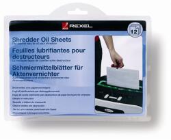 Rexel Olajozó lap iratmegsemmisítőhöz, A5, 12 db, REXEL (IGTR2101948) - iroda24