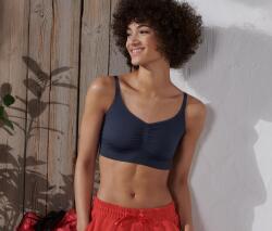 Tchibo Női bustier sportmelltartó, sötétkék Sötétkék XL