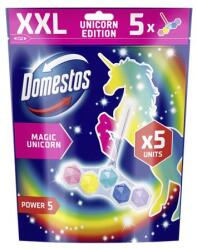 Domestos WC frissítő blokk, 5 db-os, DOMESTOS "Power 5", unikornis (KHT1178) - iroda24