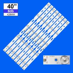 Samsung Háttérvilágítás Samsung Grundig 40coll 5LED 3V 2013ARC40 8db/csomag - jet - 9 500 Ft
