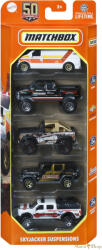 Mattel - Kisautók Skyjacker Suspension 50 - 5 db-os szett (HVT69)