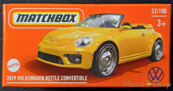 Mattel - 2019 Volkswagen Beetle Convertible - Kisautó papírdobozban (HVR17)