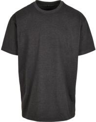Build Your Brand Férfi póló Heavy Oversize Tee - Sötétszürke melírozott | 5XL (BY102-1000314923)