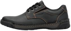 RIEKER Pantofi barbati, Rieker, B0306-00-Negru, casual, piele naturala, cu talpa joasa, negru (Marime: 40)