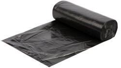 Szemeteszsák 20 liter 50 x 50 cm 10 mikron 20 db/tekercs fekete - tonerklinika