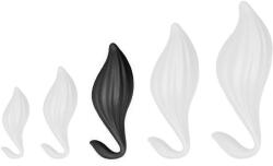DarkSil Bulby - prémium szilikon anális dugó L, 17x8 cm, fekete - szexvital