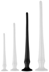 DarkSil NOIR L - hosszú PVC anális kényeztető, elegáns dizájnban