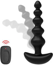 AnalTech Utar - vibráló anális dugó, 12 x 3 cm