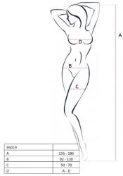 Passion Woman Bodystockings Passion Woman harisnyaoverall 019 - fehér