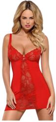Obsessive Heartina - hálóing és tanga (piros) (27170853131) - shop