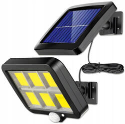 Lumileds Napelemes LED-es reflektor halogén kerti lámpa 6500K IP65 mozgás- és szürkületérzékelő DECRO LUMILED (LUMSOL3055) - luxcenter