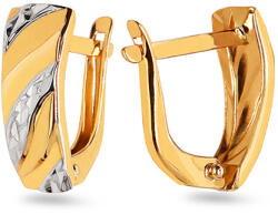 Heratis Forever Kombinált fülbevaló finom gravírozással, 9K IZ14894HR