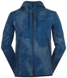 HUGO BOSS Férfi tenisz pulóver BOSS Zip-Up With Decorative Reflective Artwork - Kék