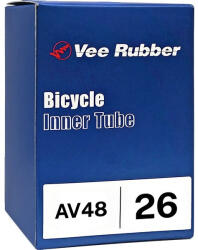 Vee Rubber 47/54-559 26x1, 75/2, 125 AV48 dobozos kerékpár tömlő
