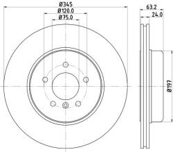 HELLA Disc frana HELLA - centralcar - 243,58 RON