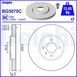 DELPHI Tarcza Ham. Przod (bg5070c)